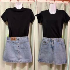 DKNY デニムミニスカート、サイズ4(M)のサムネイル