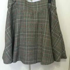 グレーチェックスカートのサムネイル