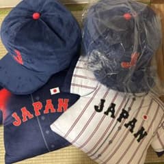 侍ジャパン キャップ型 ＆ ユニフォーム型 超BIGクッション 4点セット