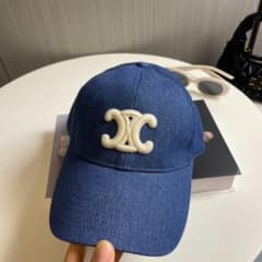 CELINE デニムブルー ベースボールキャップ - メルカリ