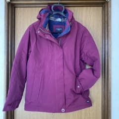 Lands' End スクオールレディース裏フリースマウンテンパーカー Ｌサイズのサムネイル