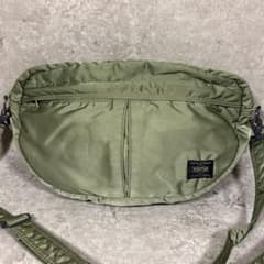最初期 PORTER タンカー ショルダーバッグ ハーフムーン カーキ YKK 