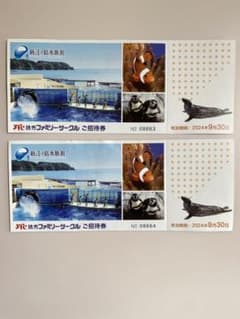 新江ノ島水族館　チケット2枚のサムネイル