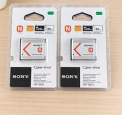 新品未使用 SONY NP-BN1 リチャージャブルバッテリー 2個のサムネイル