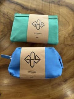 ETTINGER トラベルポーチ 2色セット ANA ビジネスクラス アメニティ