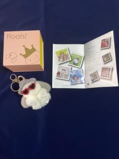 【美品】Floats! フローツ　もふもふさん　あずきミルク　サングラス、ハットのサムネイル