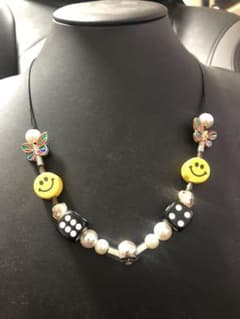 evae mob エバーモブ EVAE SMILEY NECKLACE サルーテのサムネイル