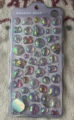 正規品 廃盤品 ボンボンドロップシール オーロラ ぷかぷかボンボン 