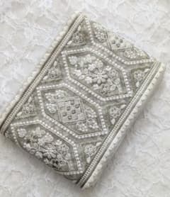 グリーン　極太　１ｍ　インド刺繍のサムネイル