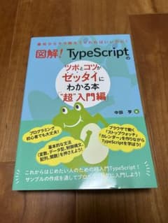 図解でやさしく学べる！TypeScript超入門書／初心者向け／実用サンプル多数のサムネイル