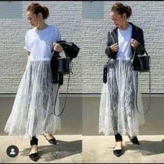 レースTシャツ　シャツワンピのサムネイル