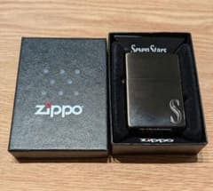 zippo セブンスター ブラックチタン 限定品 2面刻印 2000年製 - メルカリ