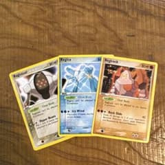 ポケモンカード 海外版 レジロック、レジアイス、レジスチル3枚セット