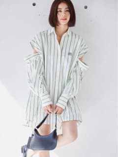 SNIDEL ORGANICSシャツミニワンピースのサムネイル