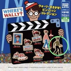 ウォーリー ピンバッジ 黒と黄色のサムネイル