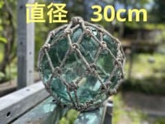 ガラス浮玉 アンティーク 30cm 網あり - メルカリ