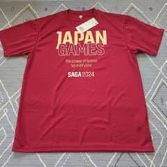 DESCENTE JAPAN 佐賀国体 記念Tシャツ XOサイズ エンジ - メルカリ