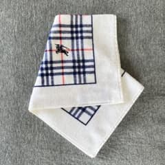 バーバリー ミニテリー タオルハンカチ ハンドタオル ウォッシュ