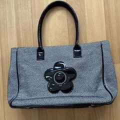 MARY QUANT トートバッグ デニム調 モノトーンのサムネイル