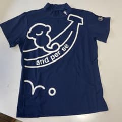 and per se レディース ゴルフシャツ ネイビー Mのサムネイル
