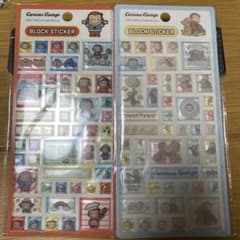 Curious George ブロックステッカー 2枚セットのサムネイル