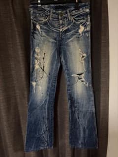 FUGA】flare coating damage denim ラメ42 - メルカリ