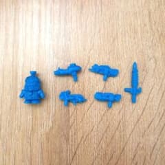 ガン消し SDガンダム 荒五郎 武器セット 完品 青 - メルカリ