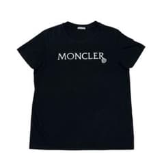 極美品】MONCLER 立体刺繍ロゴ ワッペンTシャツ 23SSブラック XL