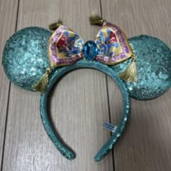 ターコイズ ミッキー型カチューシャのサムネイル