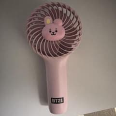 BT21 ミニハンディファン ピンク BTS 扇風機