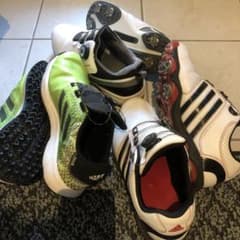 専用　ゴルフシューズ　adidas 緑のサムネイル