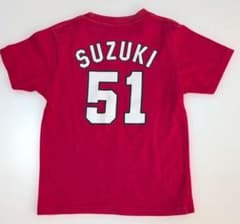 広島東洋カープ Carp 51番 鈴木誠也選手 キッズTシャツ 110サイズ