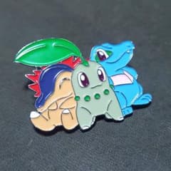 ワニノコ チコリータ ヒノアラシ 御三家 ポケモン ピンバッジ ピンズ