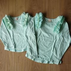 ☆りんご様専用☆プティマイン 姉妹お揃い120 90 Tシャツのサムネイル