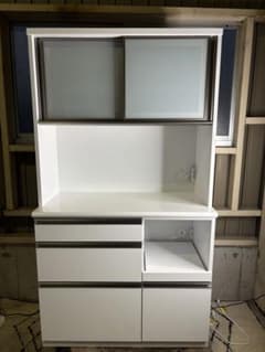 【大阪府無料配送】【美品】25年製　クラフトコガ カップボードR-263 大阪府無料配送】【美品】25年製 クラフトコガ カップボードR-263