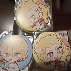 ダイヤのA actⅡ SS × きゃらドリ!! BIGマット缶バッジ 奥村・成宮 - 2