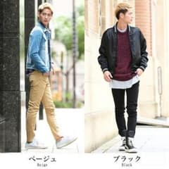 冬新作☆メンズ☆スキニーパンツ☆チノパン☆暖パン☆裏起毛☆ストレッチ☆スリムのサムネイル