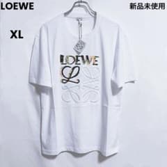 LOEWE ロエベ フロントアナグラム刺繍 Tシャツ ホワイト XLサイズ