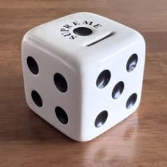 Supreme Ceramic Dice Coin Bank 貯金箱 - メルカリ