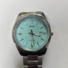 k*様 カシオ ティファニーブルー ターコイズMTP-1302D-2A2JF - メルカリ