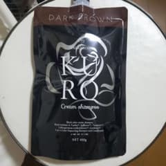 KURO Cream Shampoo ダークブラウン 400g 白髪染め - メルカリ