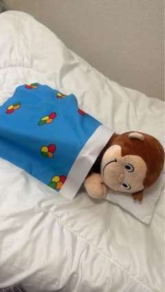 おさるのジョージ ぬいぐるみ 寝そべりのサムネイル