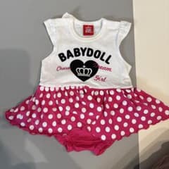 BABYDOLL ドット柄ロンパース 70のサムネイル