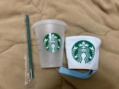 スターバックス　ドリンクホルダー　ストロー　つき　アイスコーヒー　カップのサムネイル