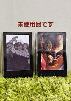 귀멸의 칼날 다이닝 복권 호일 밀기 체키풍 브로마이드 수 귀향 2점 세트
