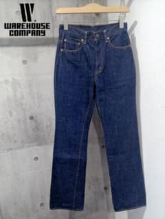 美品 WAREHOUSEウエアハウス Lot1107 ブーツカット デニムパンツ 