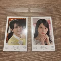 佐々木舞香　ミニフォトカード　2種セットのサムネイル