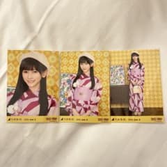 生写真 池田瑛紗 浴衣 3種コンプのサムネイル