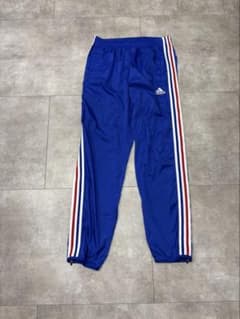 adidas ナイロンパンツ トラックパンツ ブルー XOのサムネイル