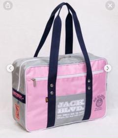 JACK BLVD ジャックブルバードナイロン スクールバッグ 中型/ブルー JACK BLVD ジャックブルバードナイロン スクールバッグ 中型/ブルー